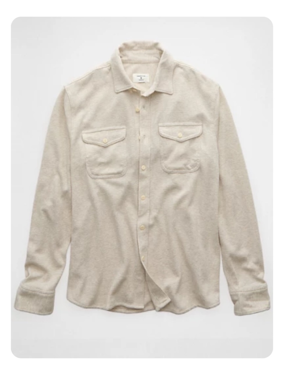 American Eagle KNAPSACK WAFFLE SHIRT
